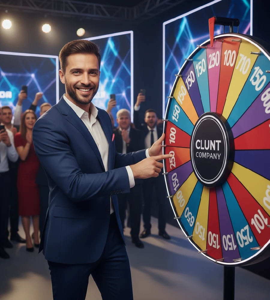 Personalizowane Koło Fortuny na event.