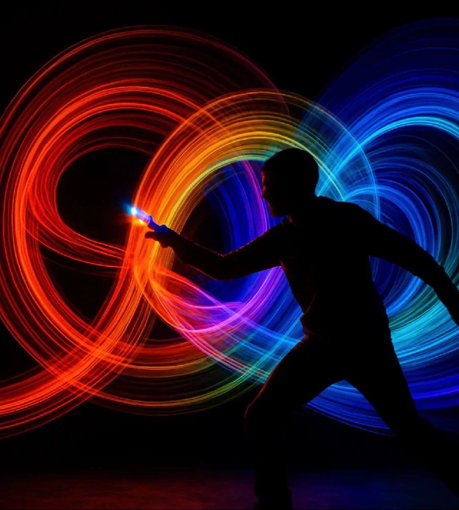 Obraz namalowany światłem.