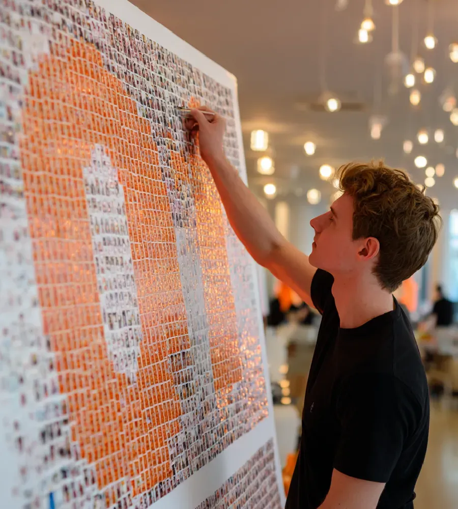 FotoMozaika MultiSkill - wielki obraz ze zdjęć uczestników